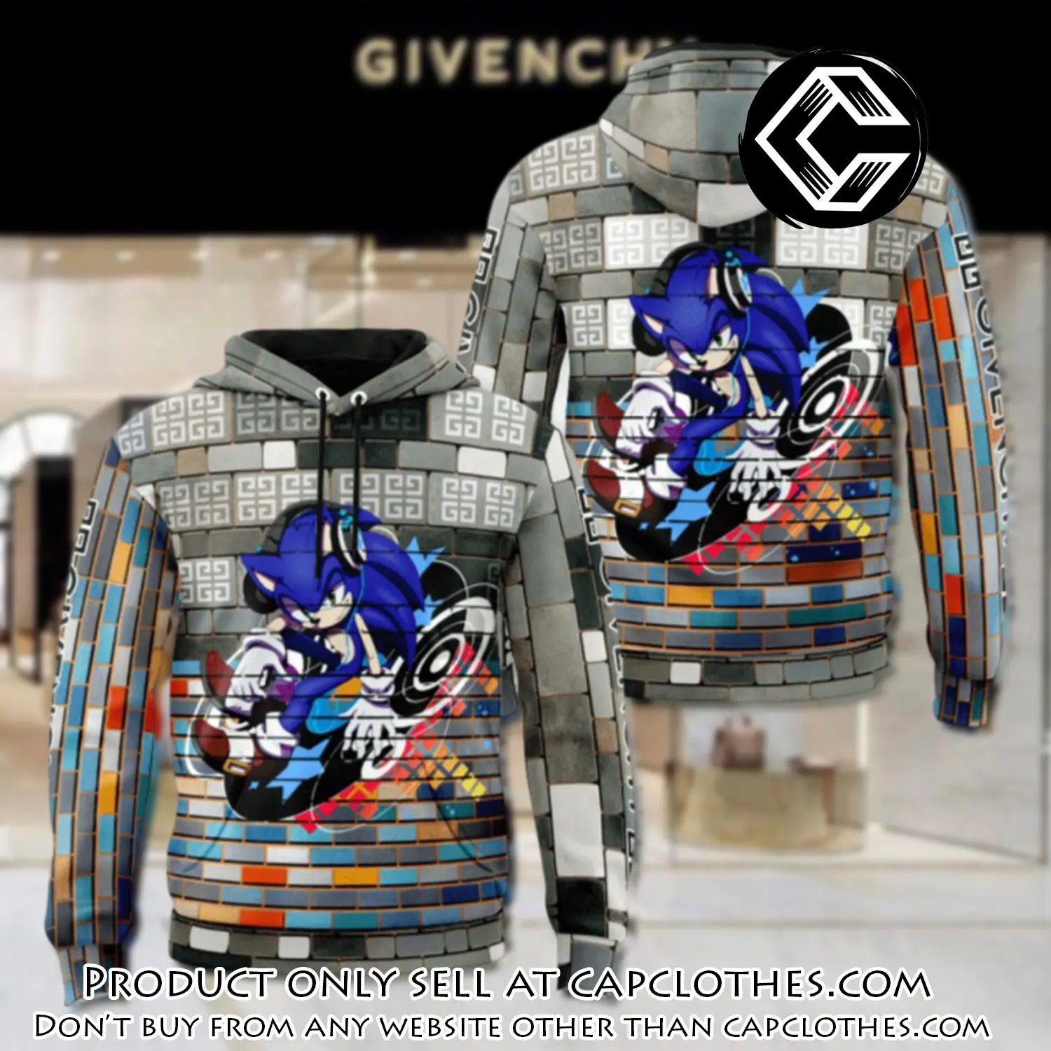 Givenchy sonic unisex hoodie luxury brand gifts  jh1861 cc5121947